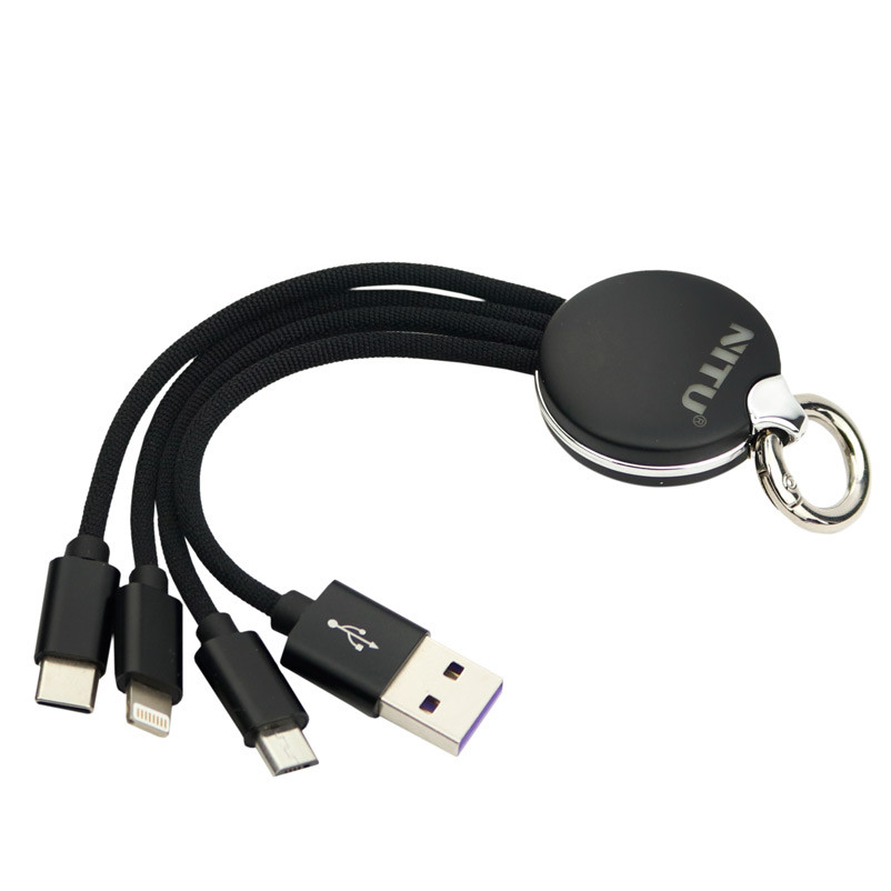 کابل کوتاه 3 سر Nitu NT-UC091 20cm