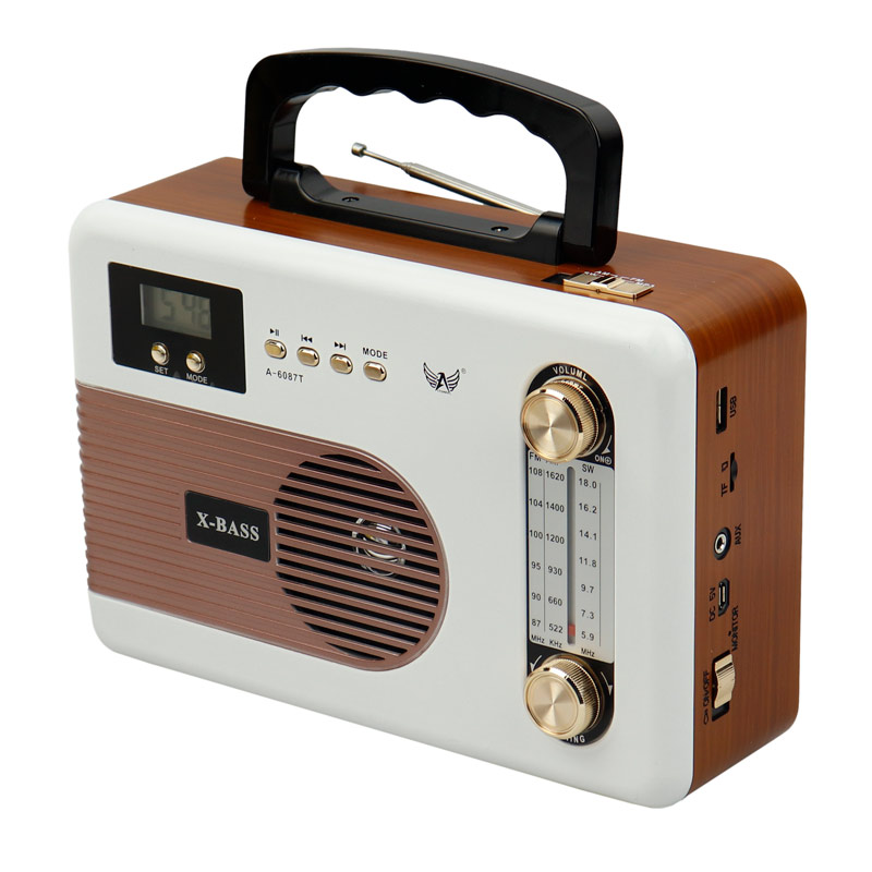 رادیو اسپیکر بلوتوثی رم و فلش خور Novo A-6087T