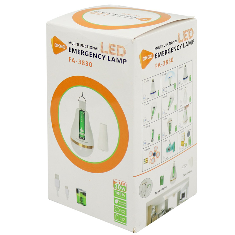 لامپ آویزدار شارژی OKGO FA-3830 30W