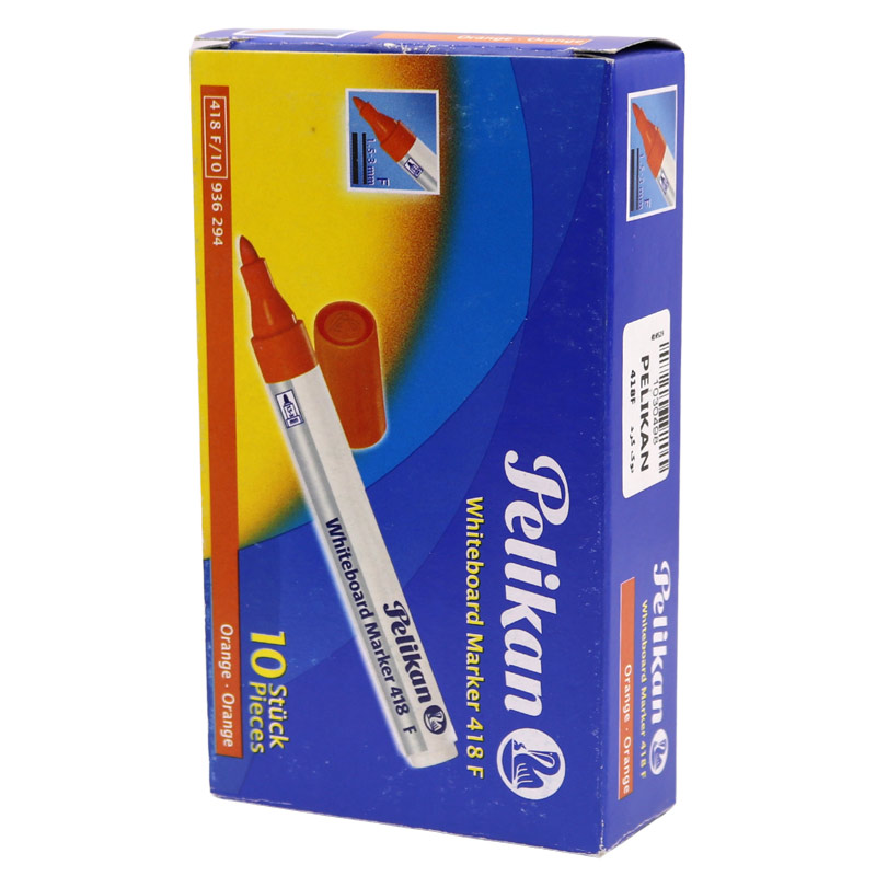 ماژیک وایت برد پلیکان نوک گرد رنگی Pelikan 604105 بسته 10 عددی