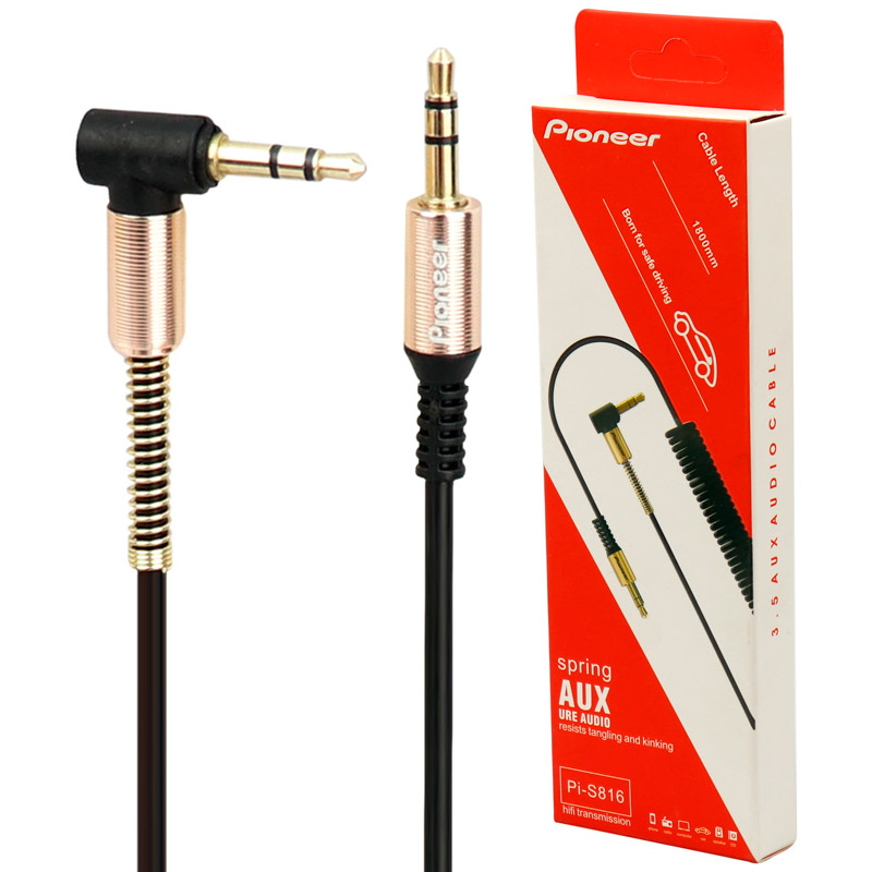 کابل فنری Pioneer Pi-S816 AUX 1.8m یکسر L