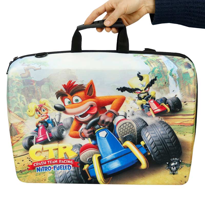 کیف کنسول بازی PS5 طرح Crash Team Racing
