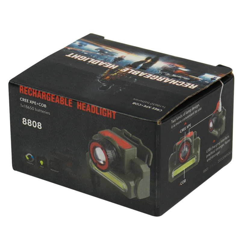 چراغ قوه پیشانی شارژی Rechargeable Headlight 8808