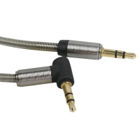 کابل AUX ریمکس P-16B یکسر L طول 1 متر