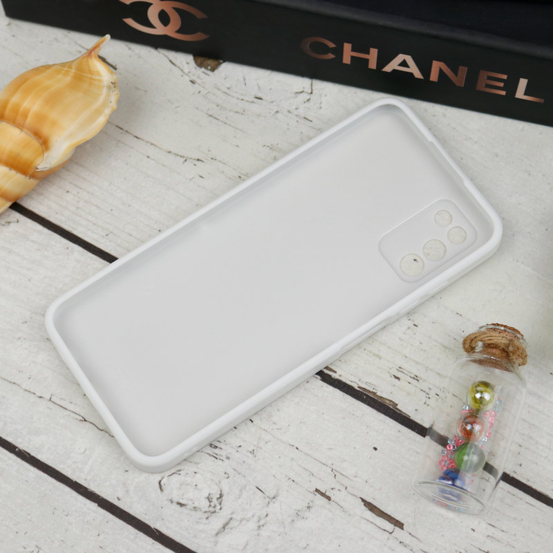 قاب طرحدار پشت گلسی محافظ لنزدار Samsung Galaxy A03s