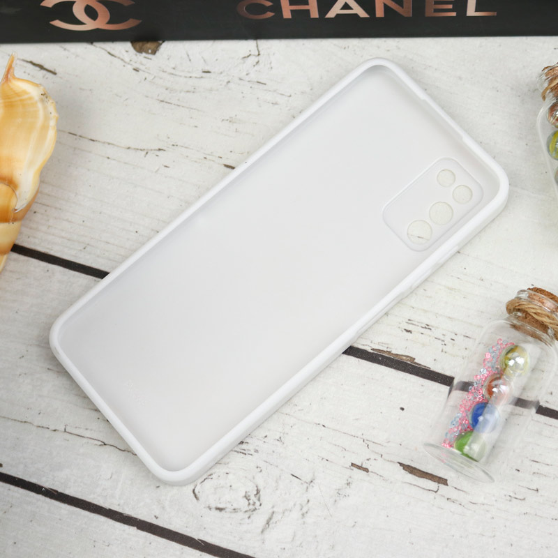 قاب طرحدار پشت گلسی محافظ لنزدار Samsung Galaxy A03s