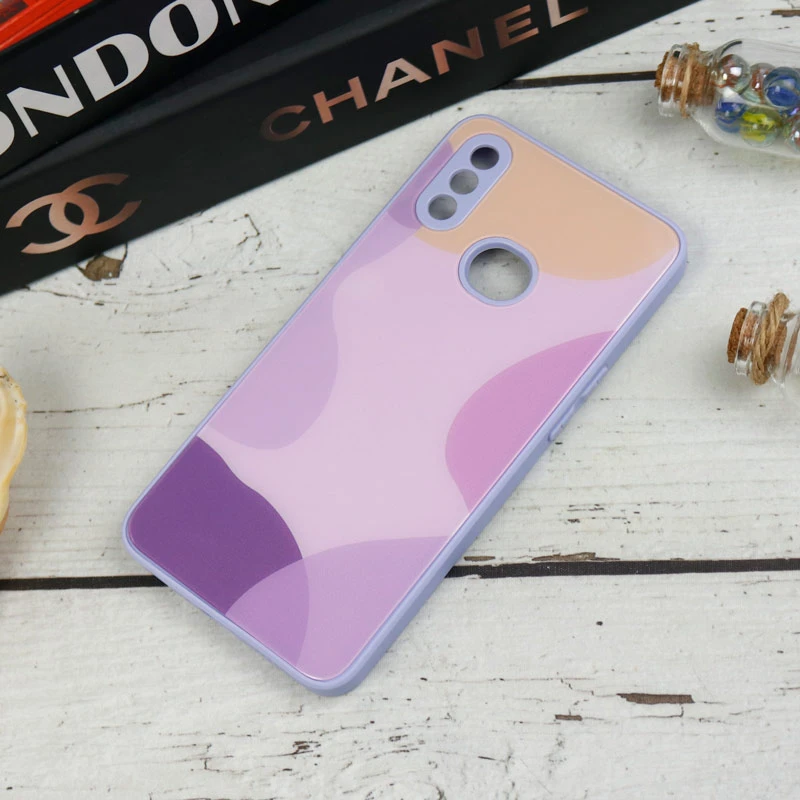 قاب طرحدار پشت گلسی محافظ لنزدار Samsung Galaxy A10s