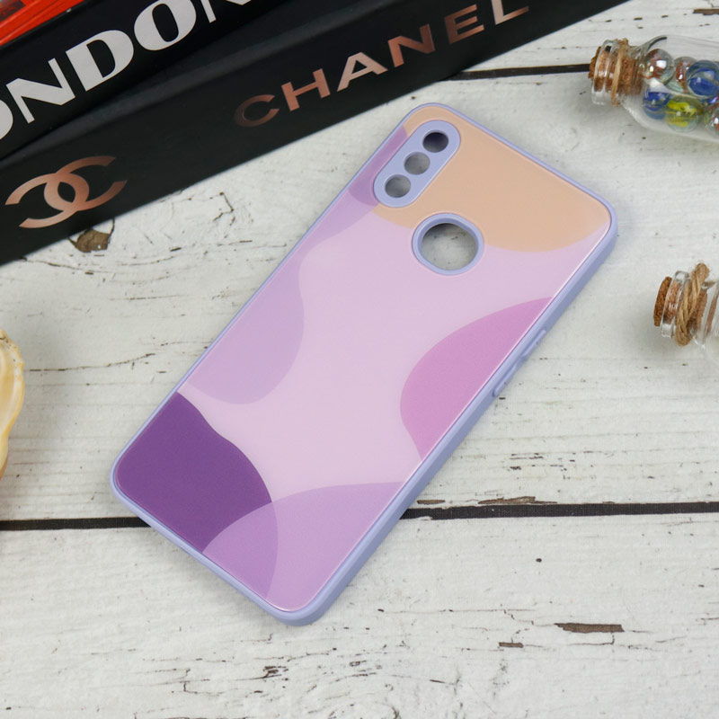 قاب طرحدار پشت گلسی محافظ لنزدار Samsung Galaxy A10s
