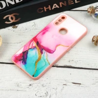 قاب طرحدار پشت گلسی محافظ لنزدار Samsung Galaxy A10s