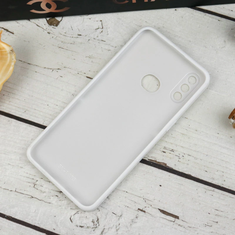 قاب طرحدار پشت گلسی محافظ لنزدار Samsung Galaxy A10s