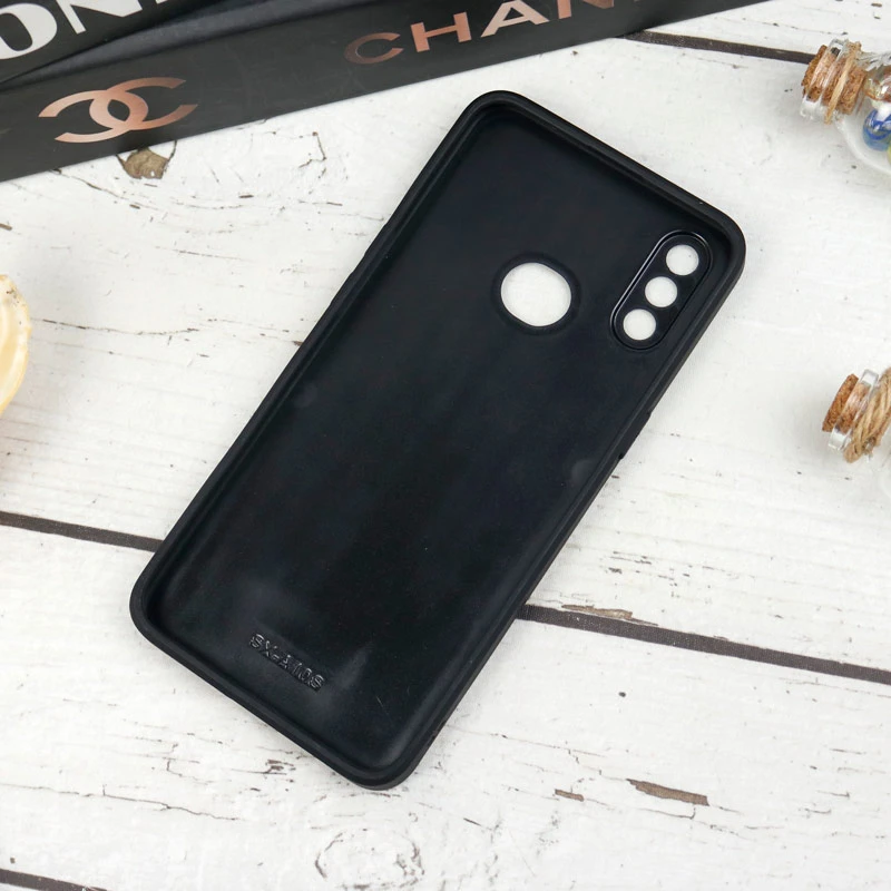 قاب طرحدار پشت گلسی محافظ لنزدار Samsung Galaxy A10s