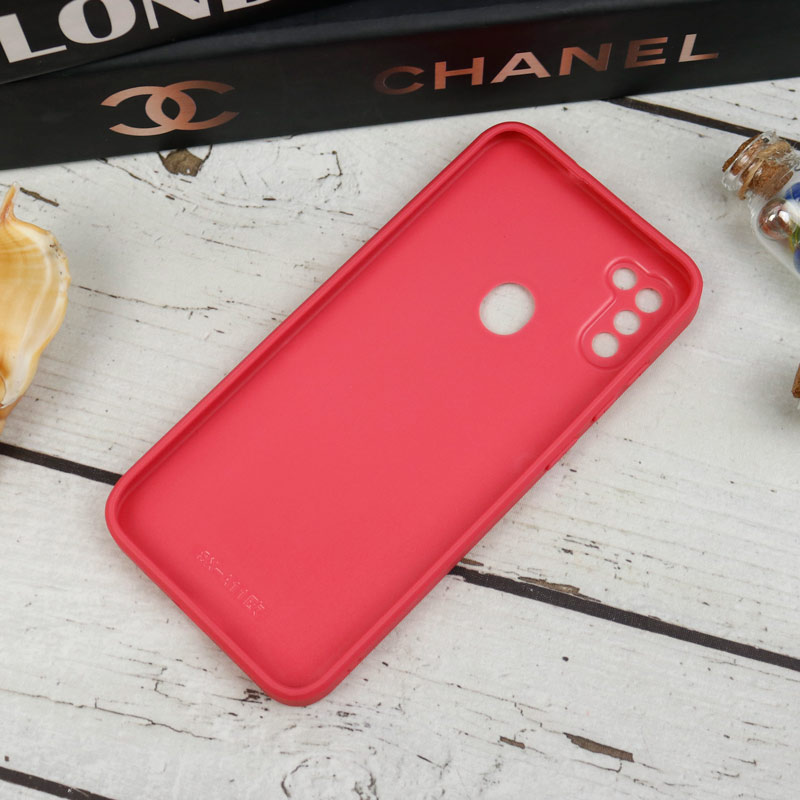 قاب طرحدار پشت گلسی محافظ لنزدار Samsung Galaxy A11