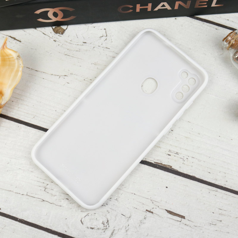 قاب طرحدار پشت گلسی محافظ لنزدار Samsung Galaxy A11