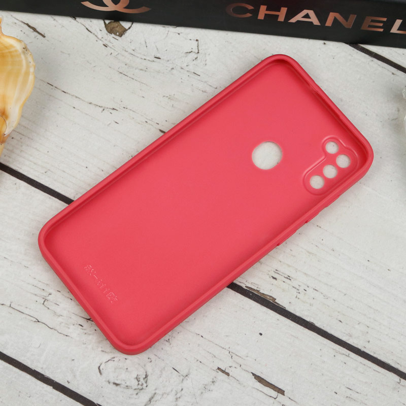 قاب طرحدار پشت گلسی محافظ لنزدار Samsung Galaxy A11