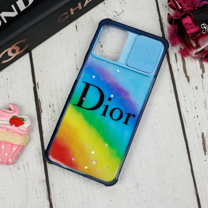 قاب طرحدار محافظ لنزدار کشویی ایربگ دار Samsung Galaxy A12