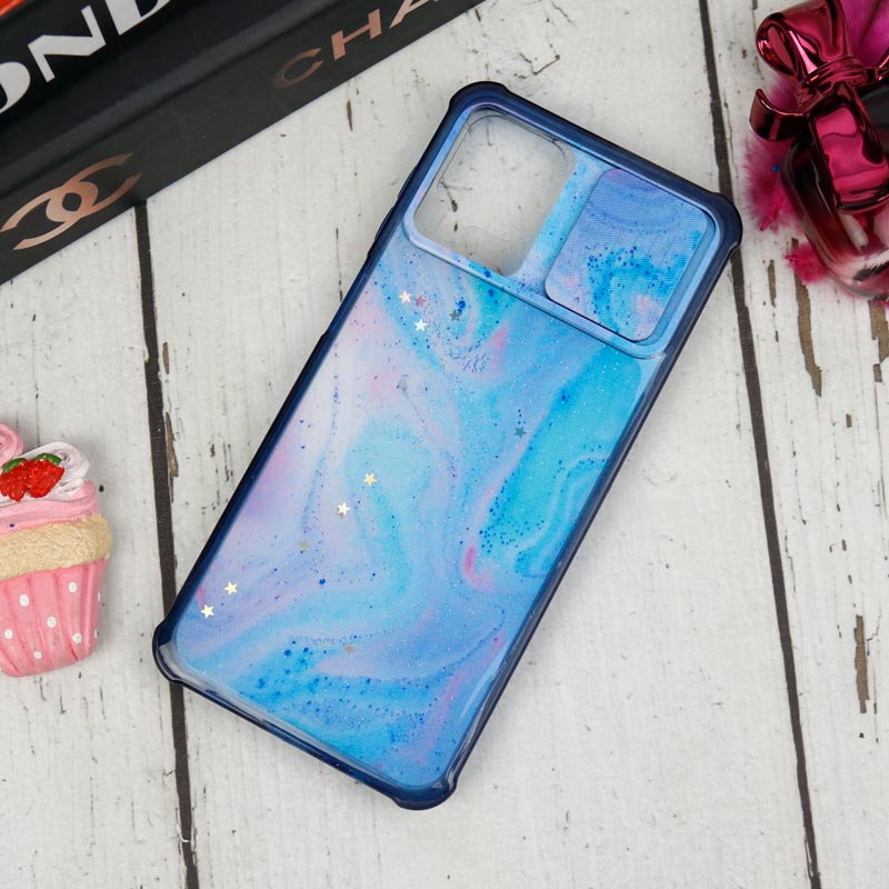 قاب طرحدار محافظ لنزدار کشویی ایربگ دار Samsung Galaxy A12