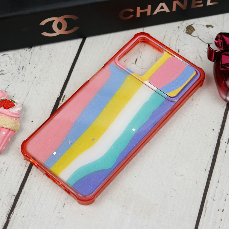 قاب طرحدار محافظ لنزدار کشویی ایربگ دار Samsung Galaxy A12