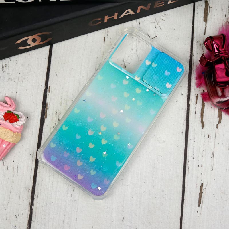 قاب طرحدار محافظ لنزدار کشویی ایربگ دار Samsung Galaxy A12