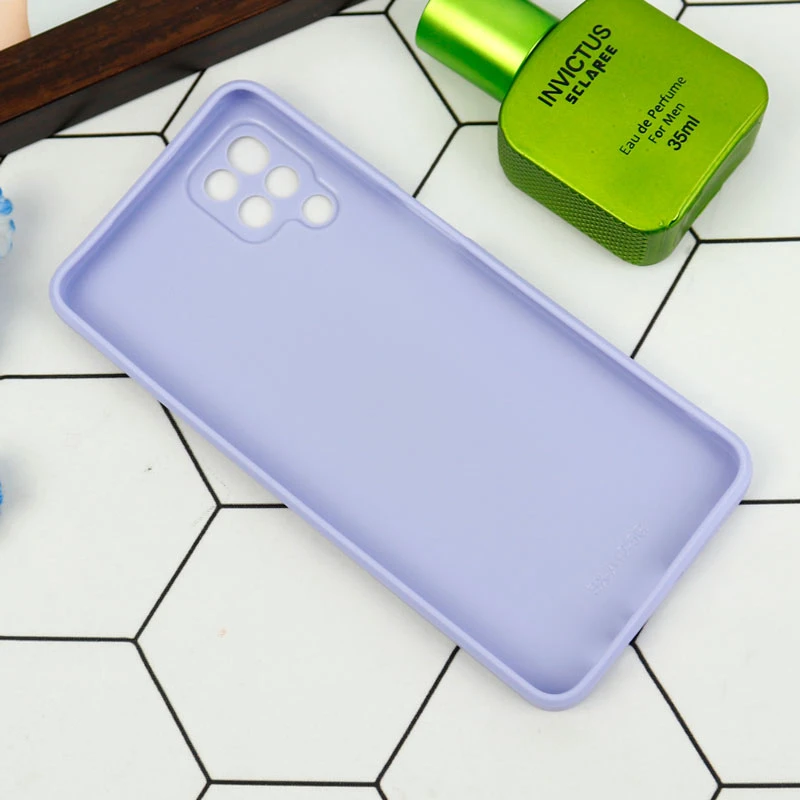 قاب طرحدار پشت گلسی محافظ لنزدار Samsung Galaxy A12