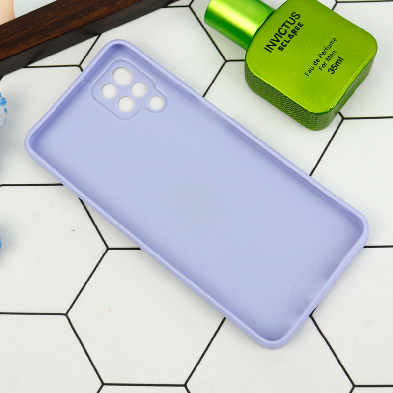 قاب طرحدار پشت گلسی محافظ لنزدار Samsung Galaxy A12