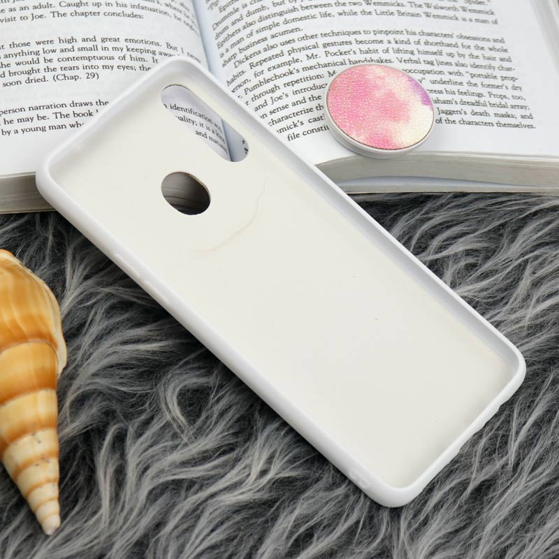 قاب چرمی هولوگرامی پاپ سوکت دار Samsung Galaxy A20s سفید