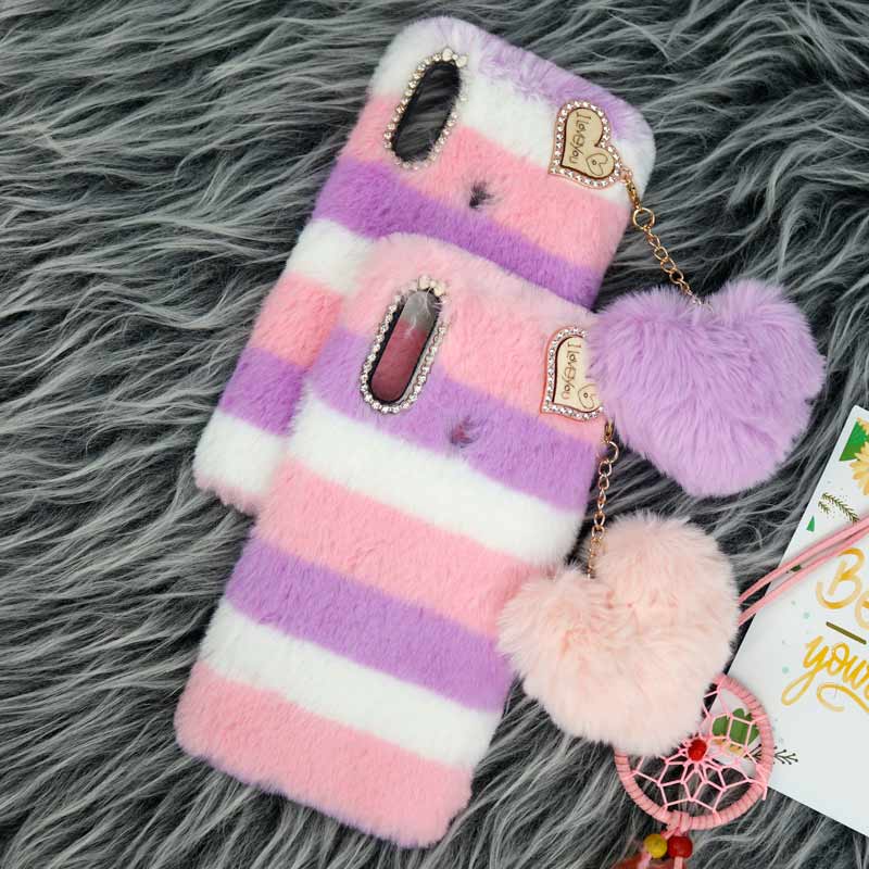 قاب پشمالو پوم پوم دار Samsung Galaxy A20s