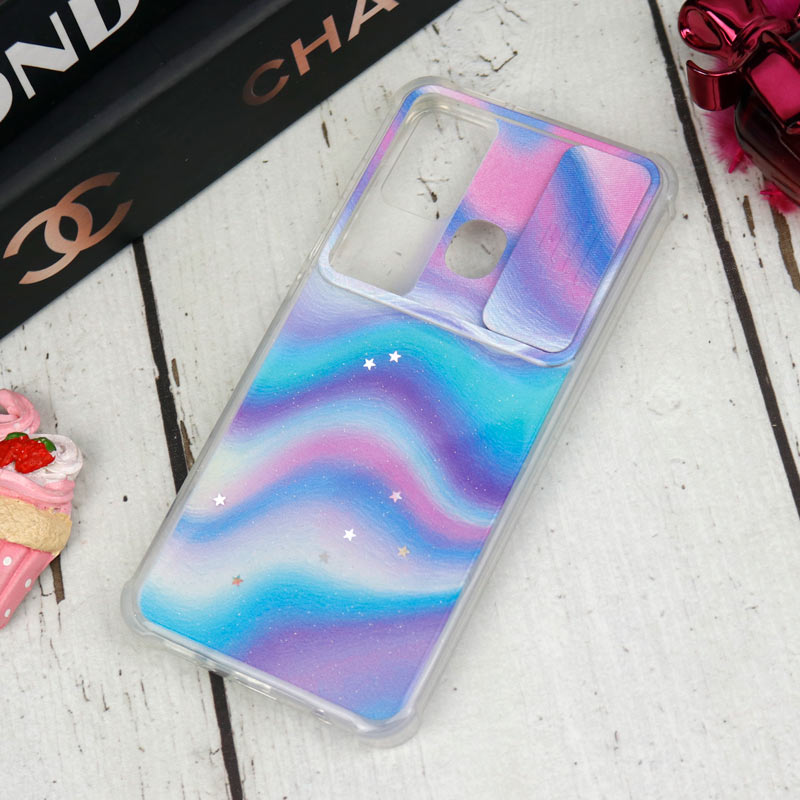 قاب طرحدار محافظ لنزدار کشویی ایربگ دار Samsung Galaxy A21s