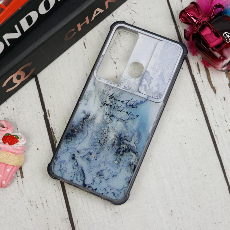 قاب طرحدار محافظ لنزدار کشویی ایربگ دار Samsung Galaxy A21s