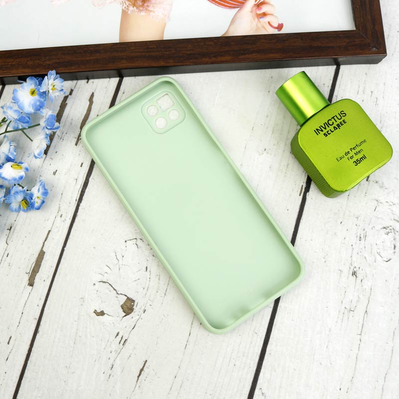 قاب طرحدار پشت گلسی محافظ لنزدار Samsung Galaxy A22 5G