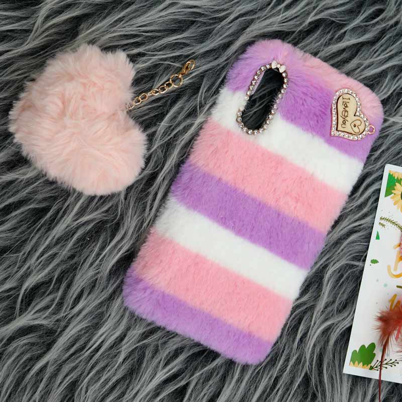 قاب پشمالو پوم پوم دار Samsung Galaxy A30s / A50s