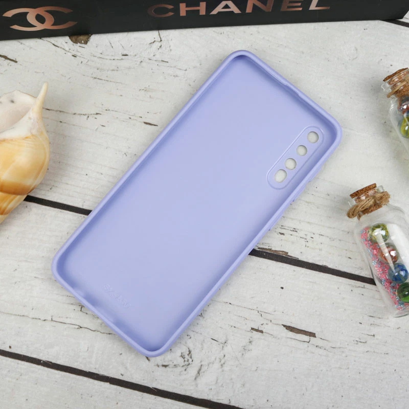 قاب طرحدار پشت گلسی محافظ لنزدار Samsung Galaxy A30s