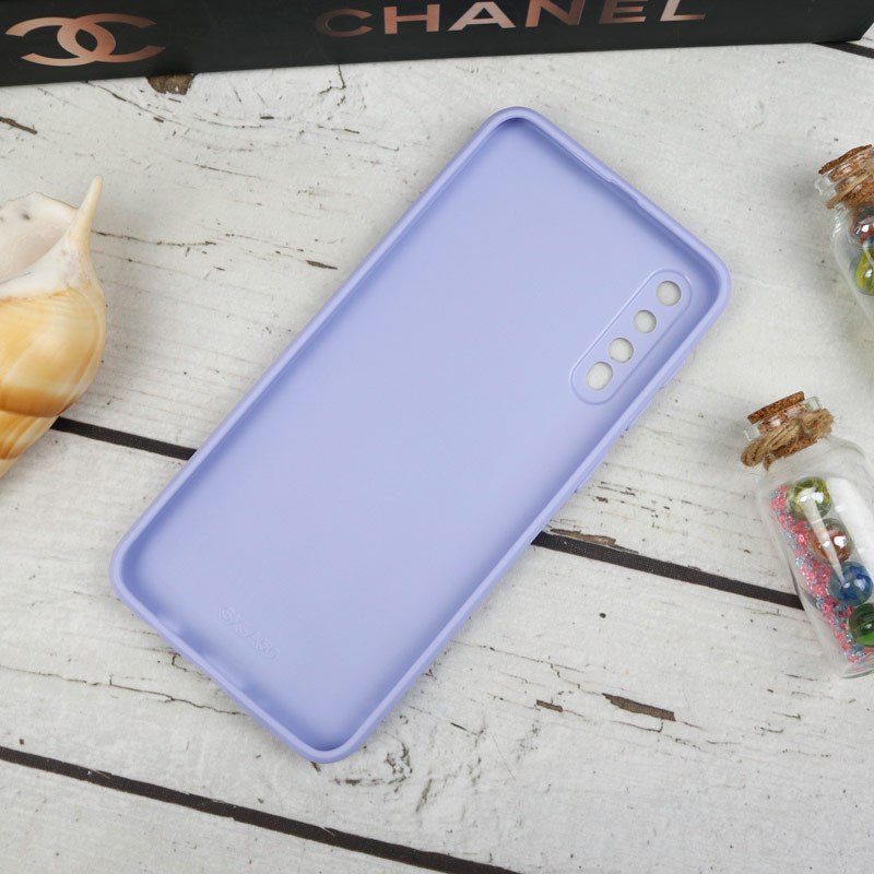 قاب طرحدار پشت گلسی محافظ لنزدار Samsung Galaxy A30s