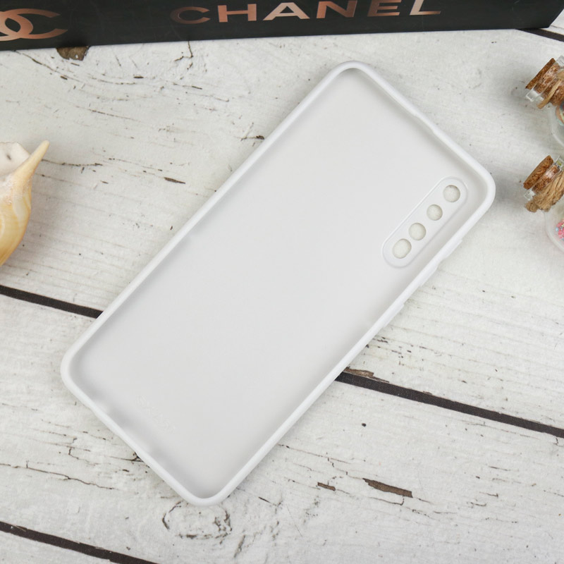 قاب طرحدار پشت گلسی محافظ لنزدار Samsung Galaxy A30s