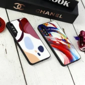 قاب طرحدار پشت گلسی محافظ لنزدار Samsung Galaxy A30s