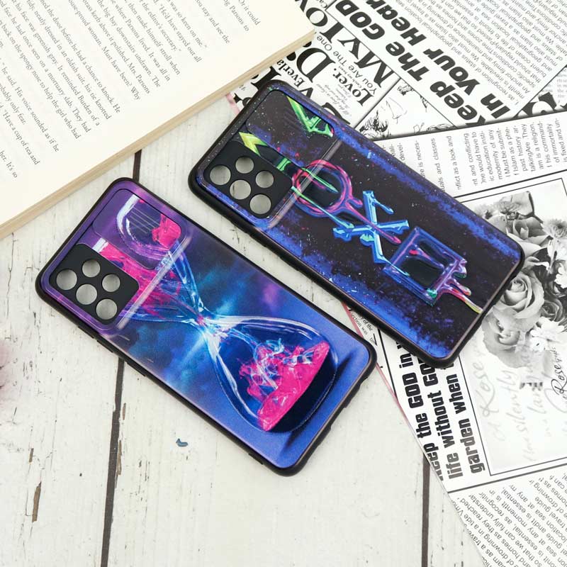 قاب طرحدار محافظ لنزدار کشویی طرح متفرقه Samsung Galaxy A32 4G سری B