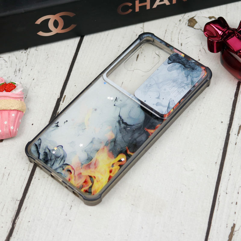 قاب طرحدار محافظ لنزدار کشویی ایربگ دار Samsung Galaxy A32 4G