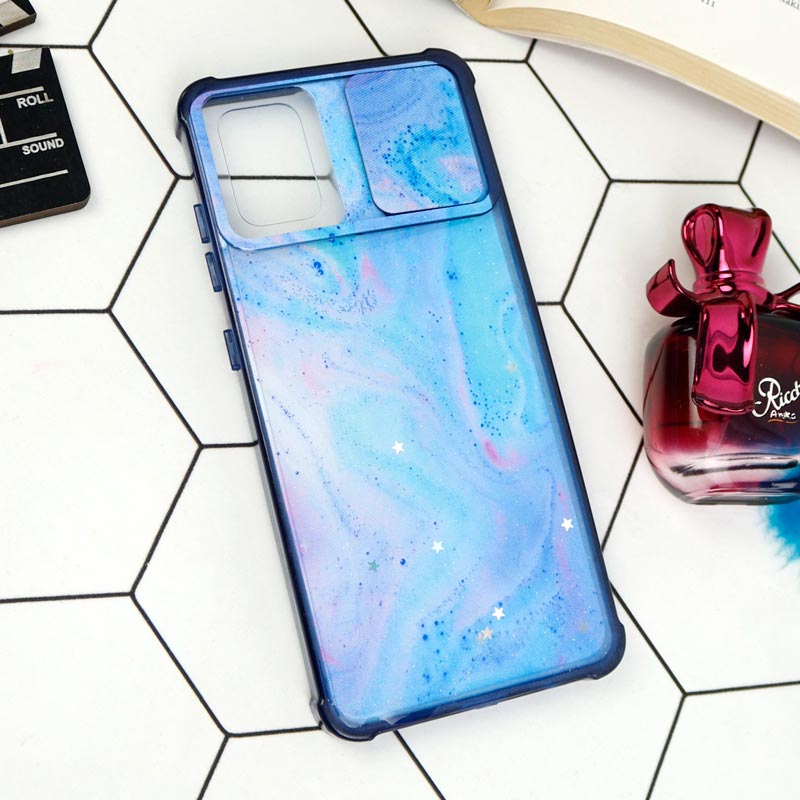 قاب طرحدار محافظ لنزدار کشویی ایربگ دار Samsung Galaxy A51