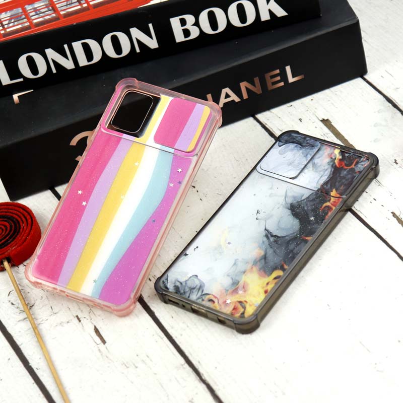 قاب طرحدار محافظ لنزدار کشویی ایربگ دار Samsung Galaxy A51