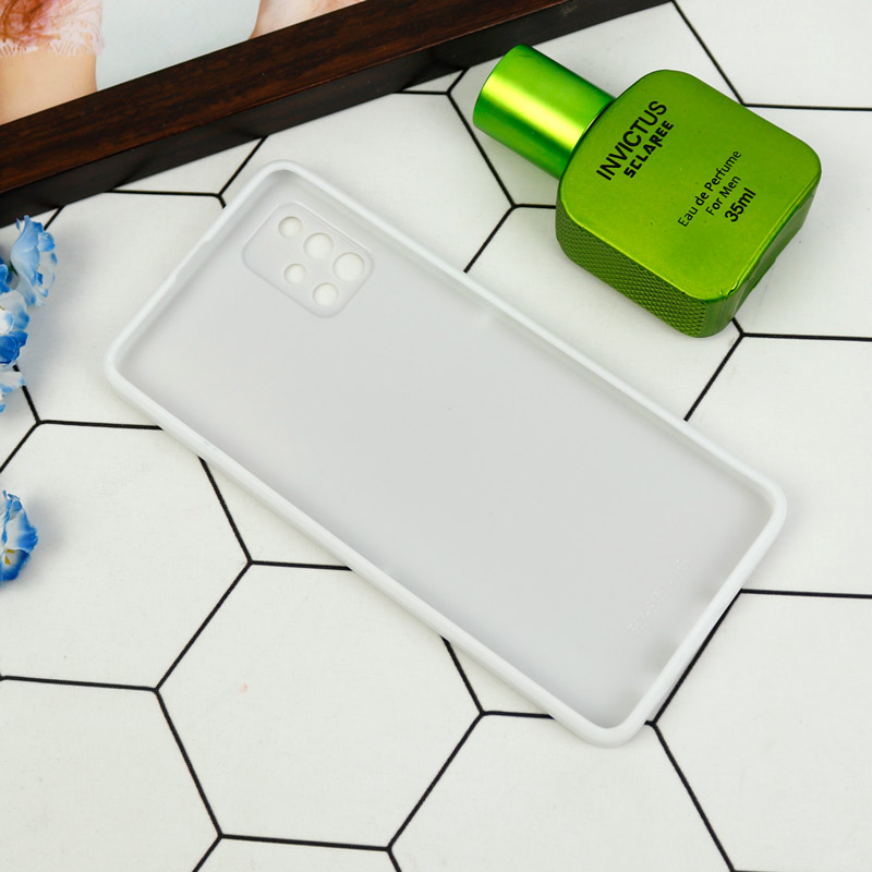 قاب طرحدار پشت گلسی محافظ لنزدار Samsung Galaxy A51