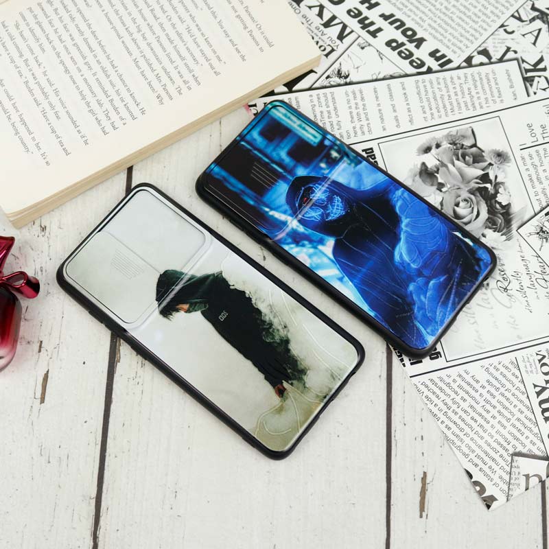 قاب طرحدار محافظ لنزدار کشویی طرح پسرانه Samsung Galaxy A52 / A52s سری B