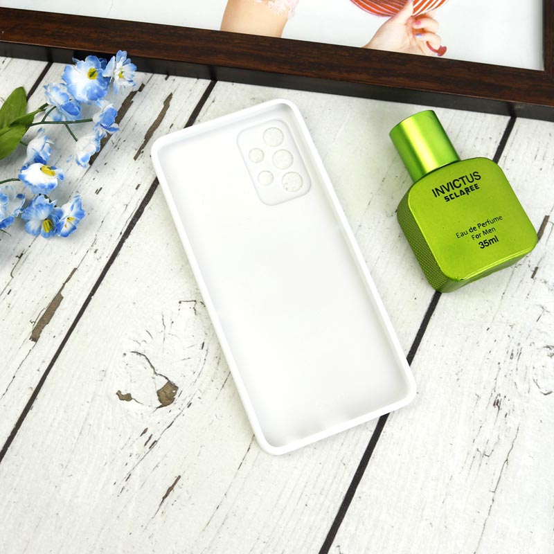 قاب طرحدار پشت گلسی محافظ لنزدار Samsung Galaxy A52 / A52s