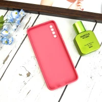 قاب طرحدار پشت گلسی محافظ لنزدار Samsung Galaxy A70