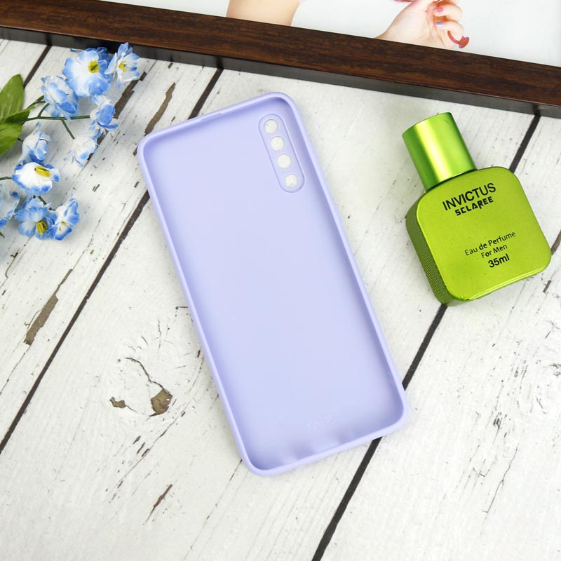 قاب طرحدار پشت گلسی محافظ لنزدار Samsung Galaxy A70