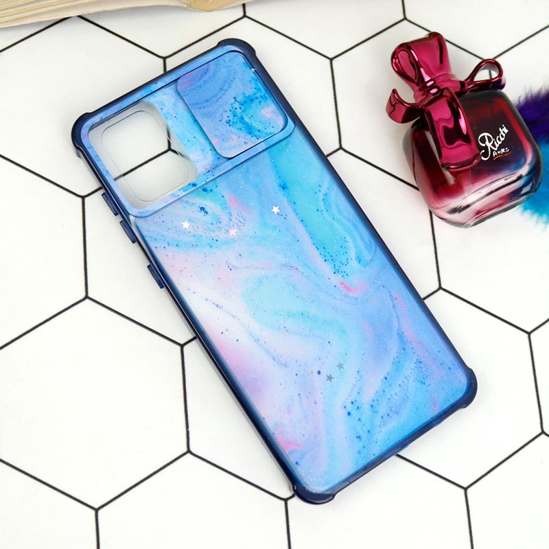 قاب طرحدار محافظ لنزدار کشویی ایربگ دار Samsung Galaxy A71