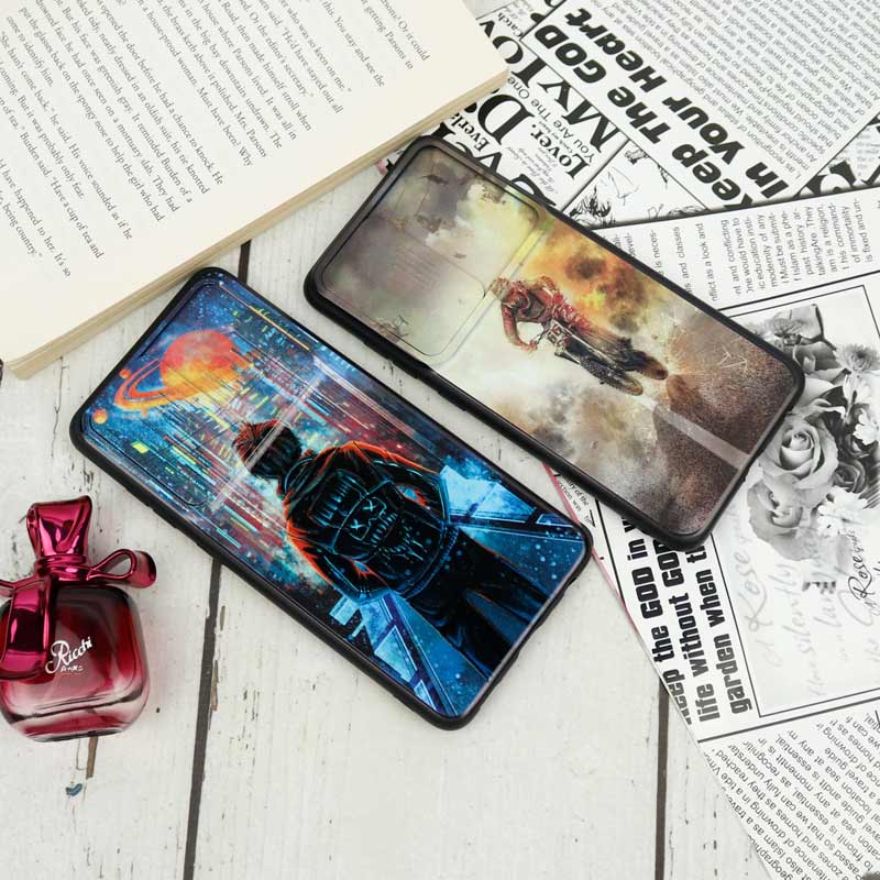 قاب طرحدار محافظ لنزدار کشویی طرح پسرانه Samsung Galaxy A72 سری B
