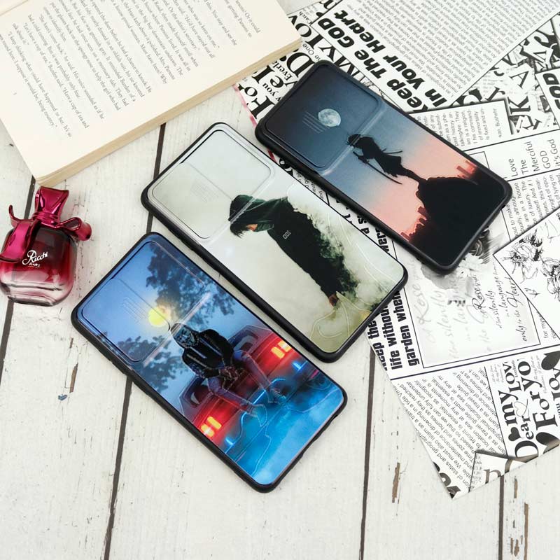 قاب طرحدار محافظ لنزدار کشویی طرح پسرانه Samsung Galaxy A72 سری B