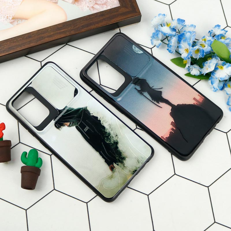 قاب طرحدار محافظ لنزدار کشویی طرح پسرانه Samsung Galaxy A72 سری B