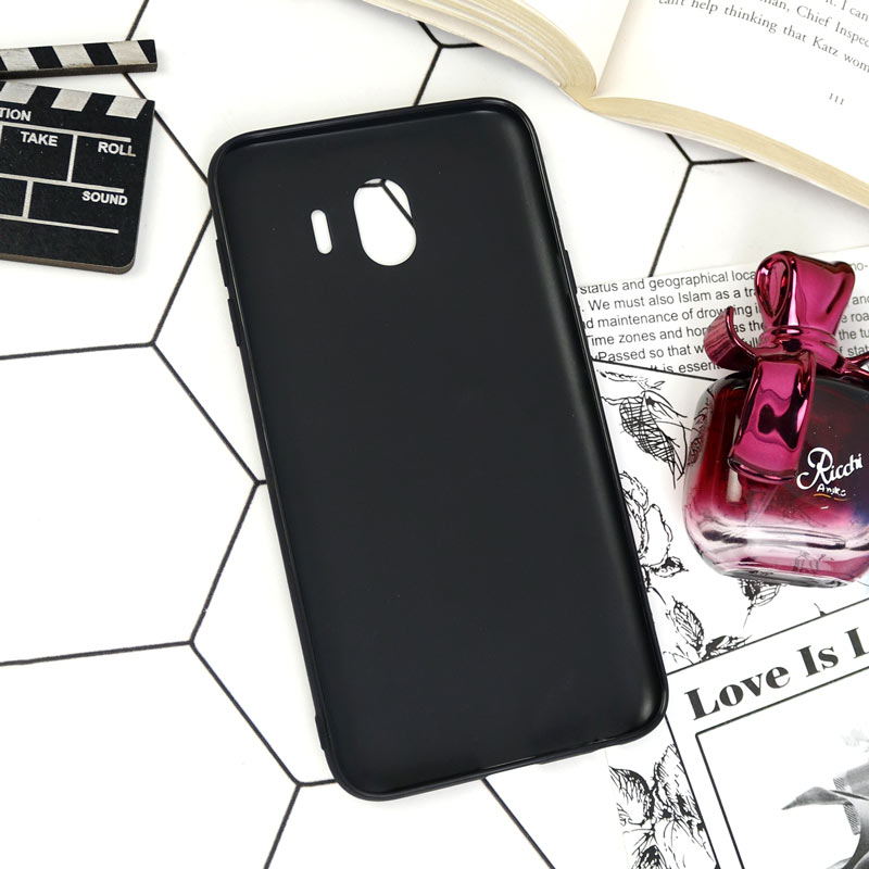قاب طرح سیلیکونی Samsung Galaxy J4 مشکی