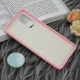 قاب چرمی هولوگرامی پاپ سوکت دار Samsung Galaxy S20 FE صورتی