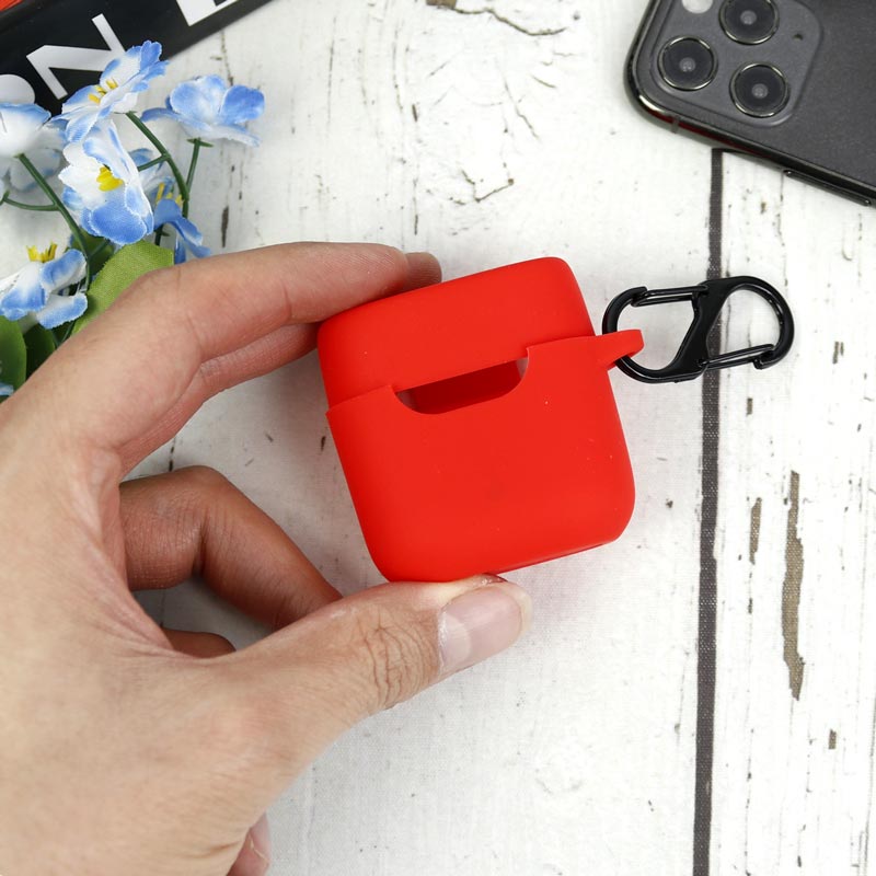 کاور محافظ سیلیکونی هندزفری QCY T12 + آویز قلاب